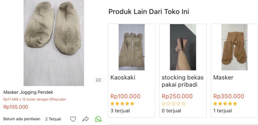 Kaki Murah, Online Shop